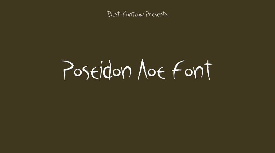 Poseidon Aoe Font
