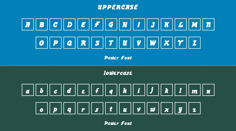 Power Font Preview