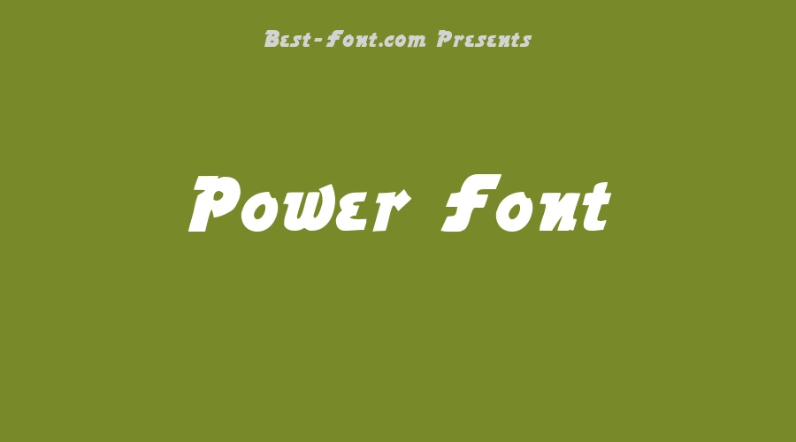 Power Font