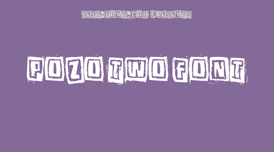Pozo Two Font