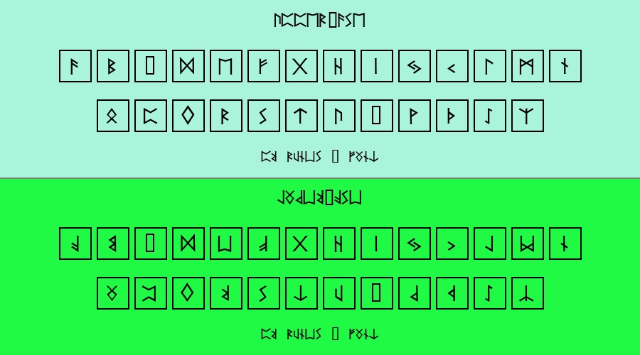 Pr Runes 2 Font Preview