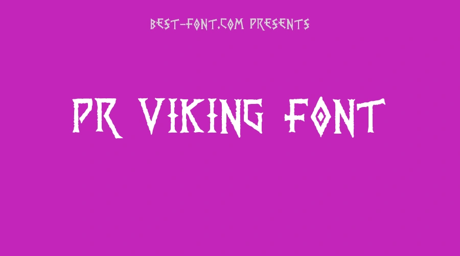Pr Viking Font