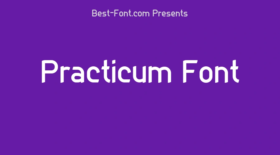 Practicum Font