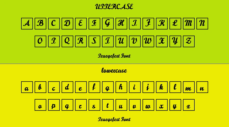 Praegefest Font Preview