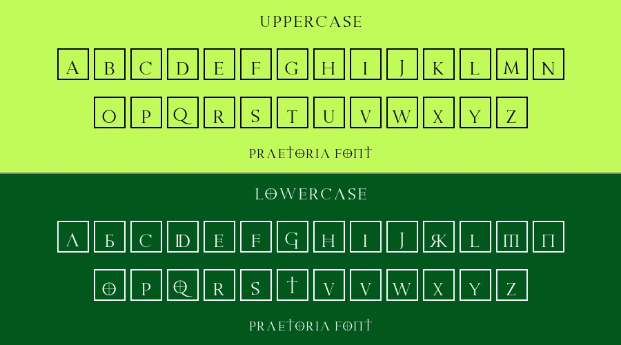 Praetoria Font Preview