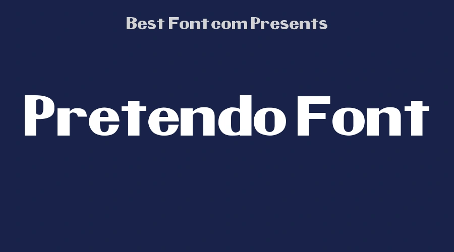 Pretendo Font
