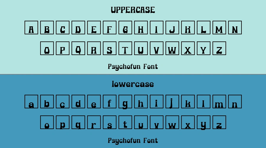 Psychofun Font Preview