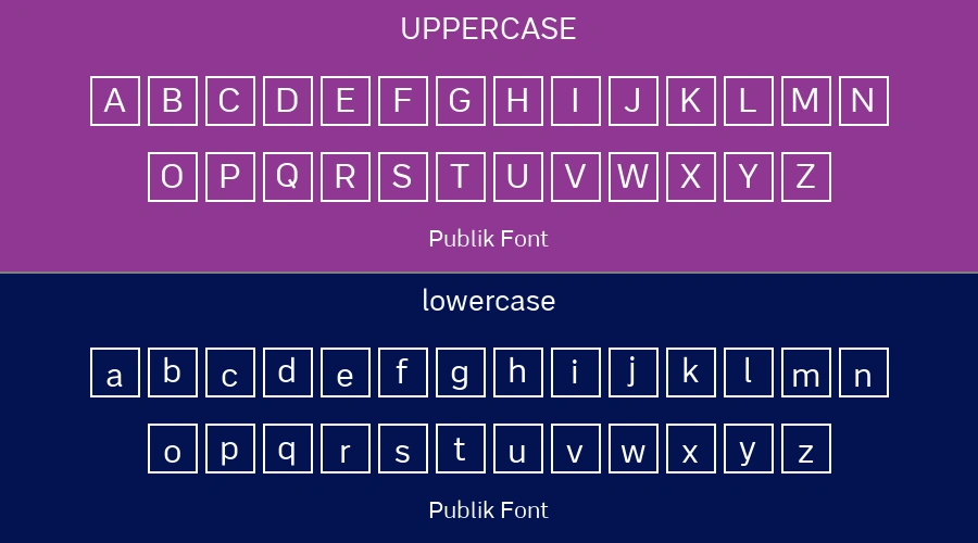 Publik Font Preview