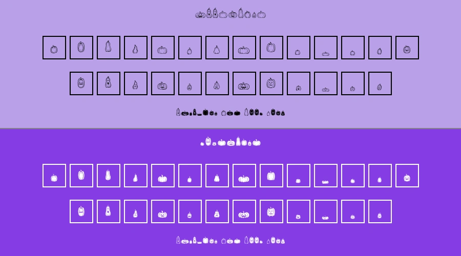 Pumpkins Are Cool Font Preview
