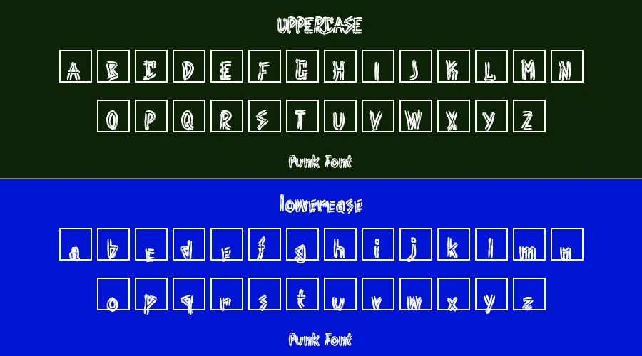 Punk Font Preview