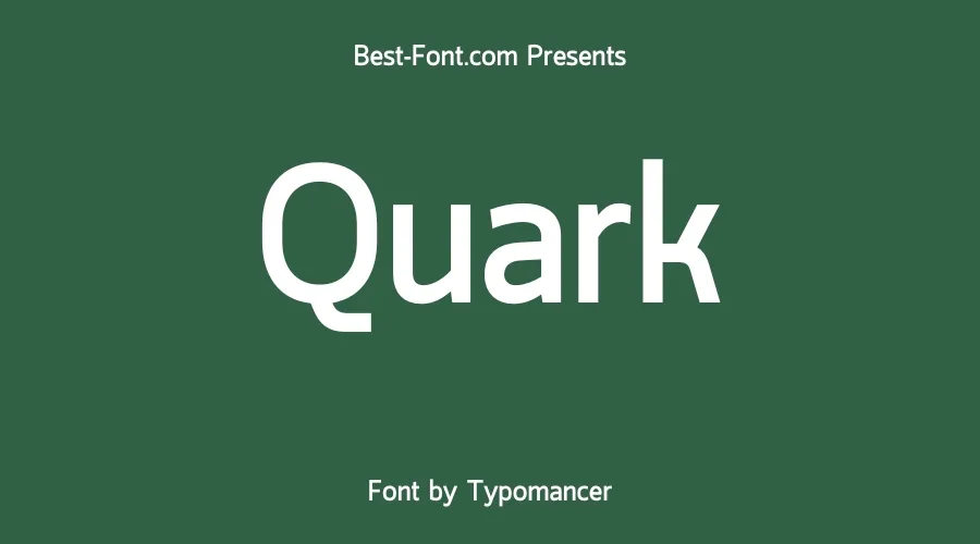 Quark Font