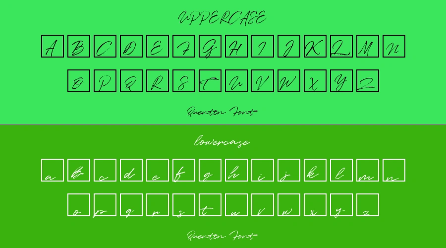 Quentin Font Preview