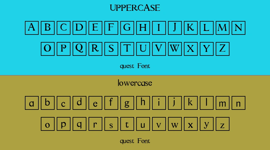 quest Font Preview