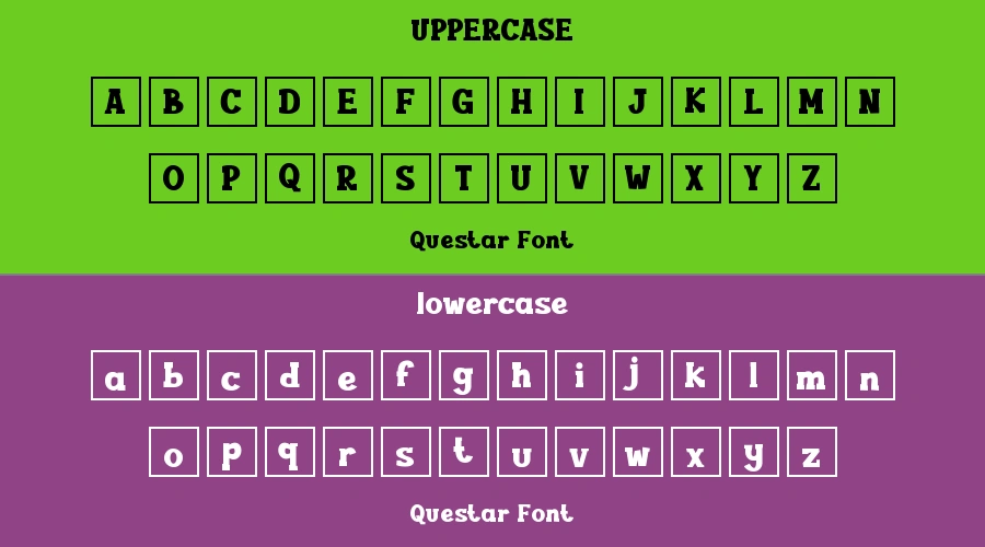 Questar Font Preview