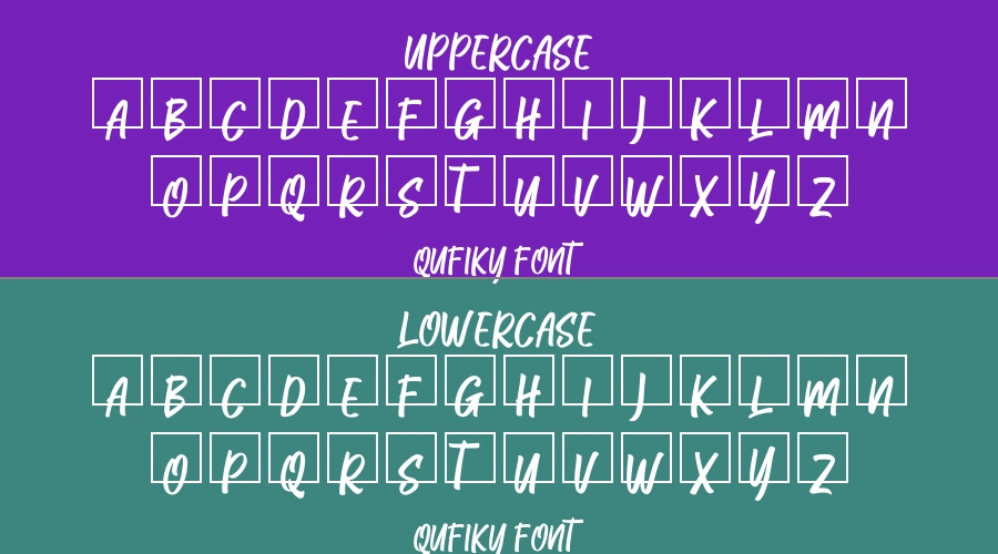 Qufiky Font Preview