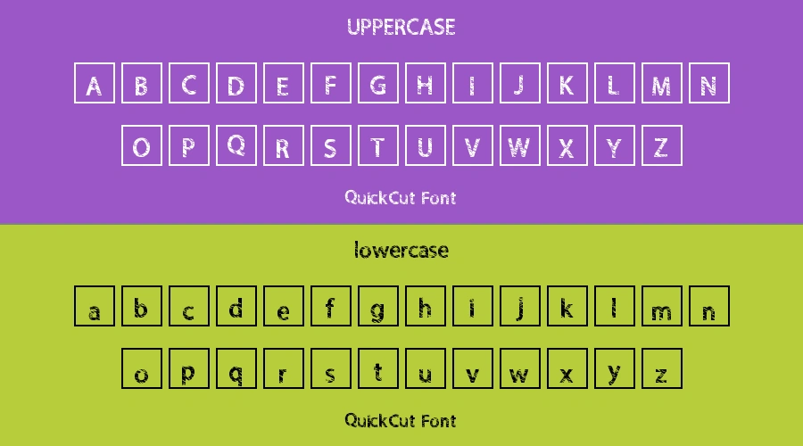 QuickCut Font Preview