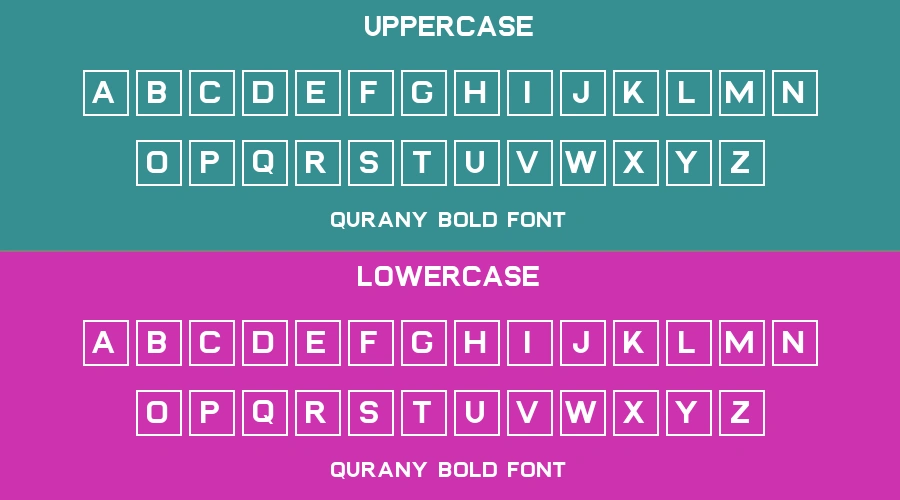 Qurany Bold Font Preview