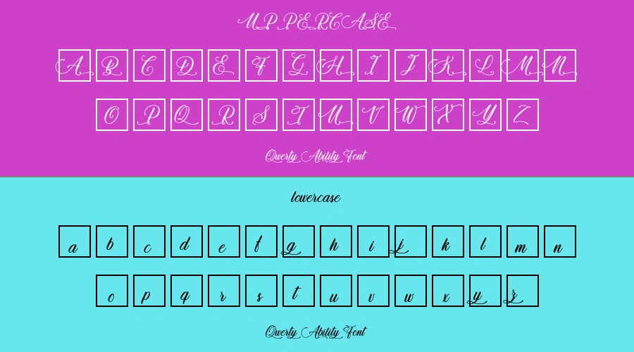 Qwerty Ability Font Preview
