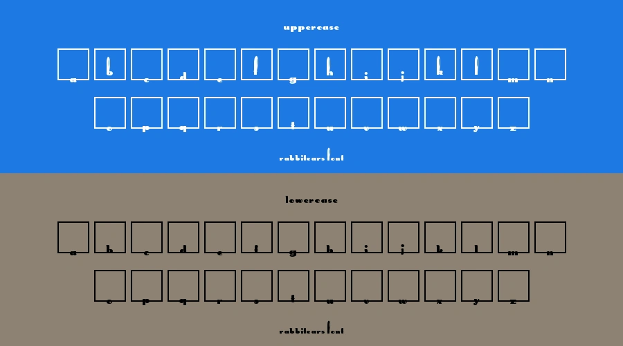RabbitEars Font Preview