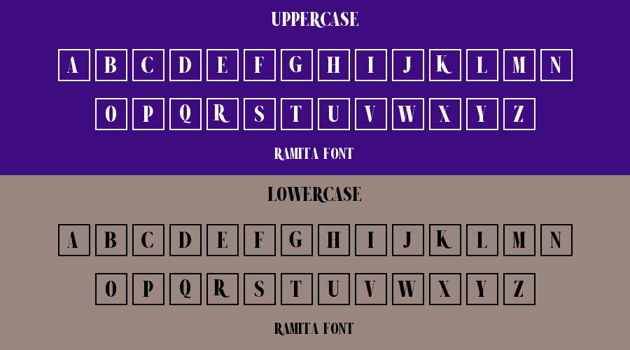 Ramita Font Preview