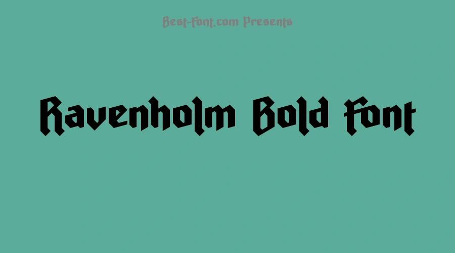 Ravenholm Bold Font