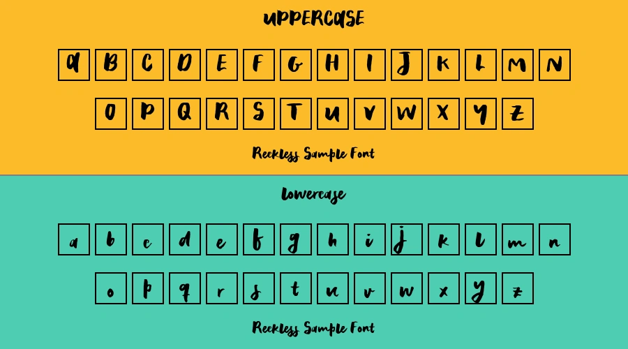 Reckless Sample Font Preview