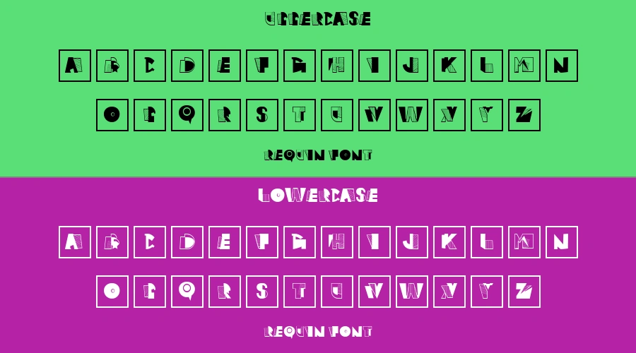 Requin Font Preview