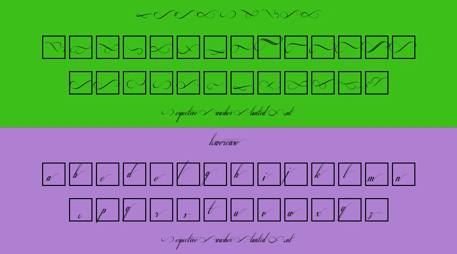 Respective Swashes Slanted Font Preview