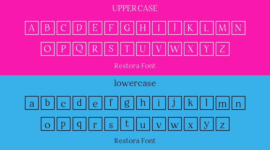 Restora Font Preview