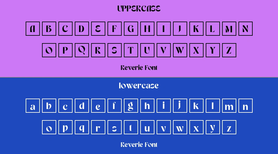 Reverie Font Preview