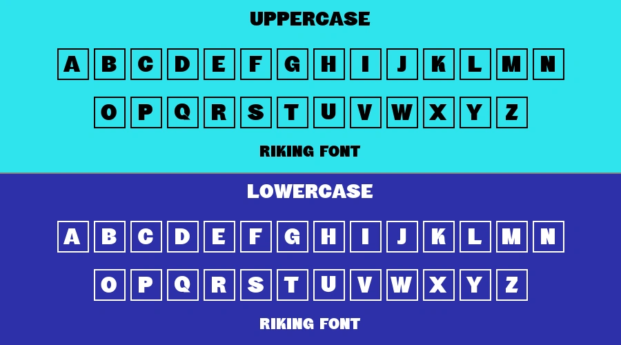Riking Font Preview