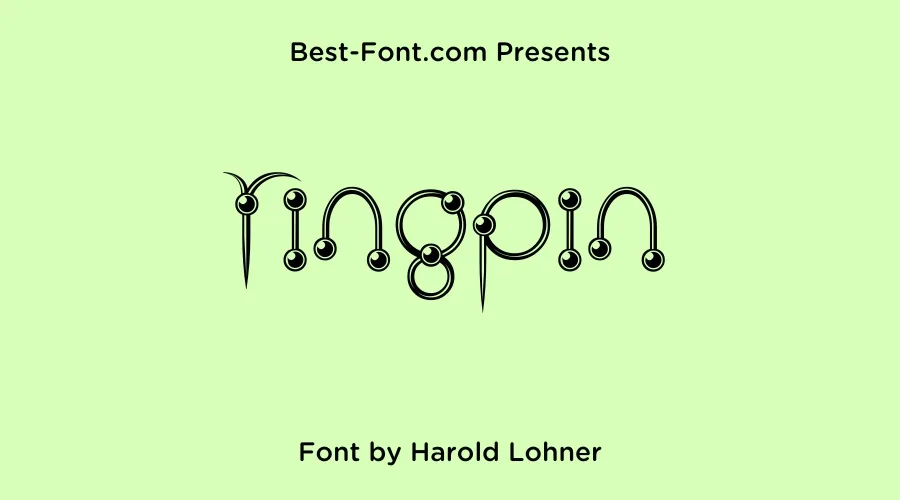 Ringpin Font