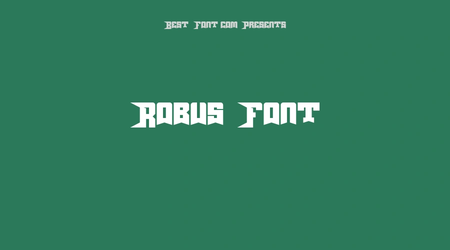 Robus Font
