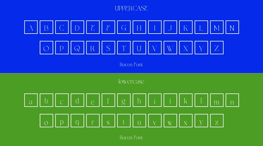 Rocen Font Preview