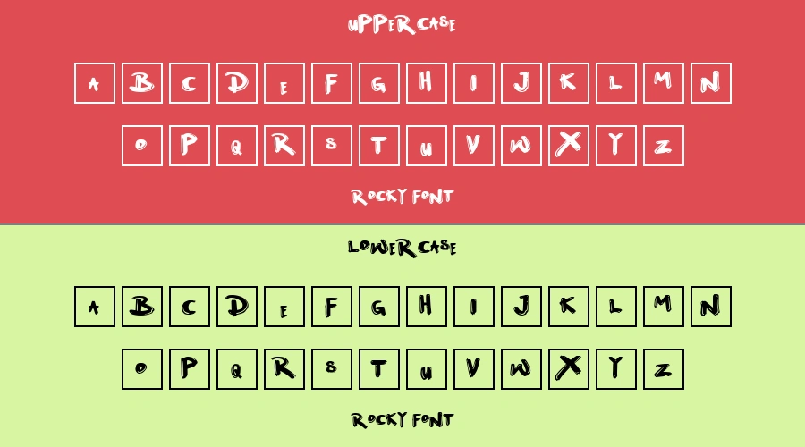 Rocky Font Preview