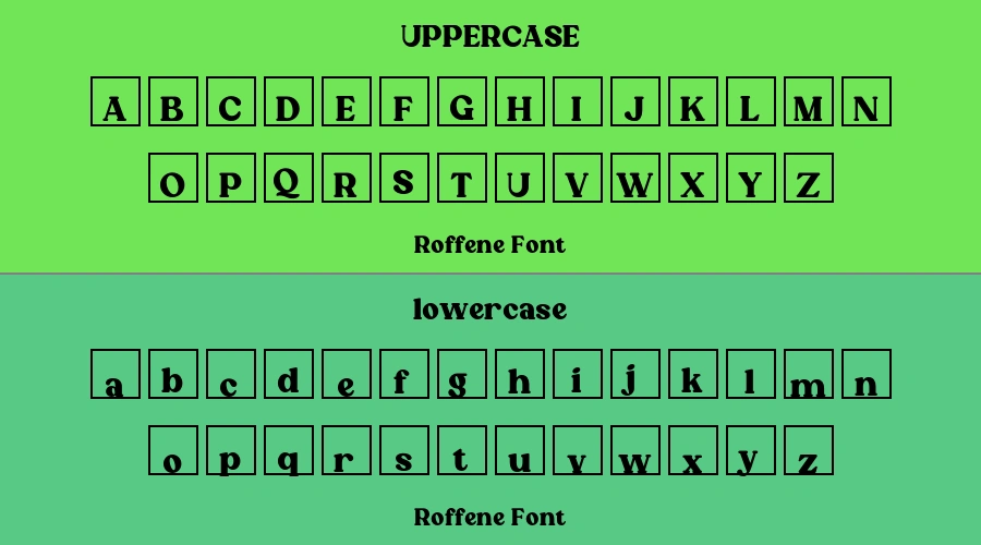Roffene Font Preview