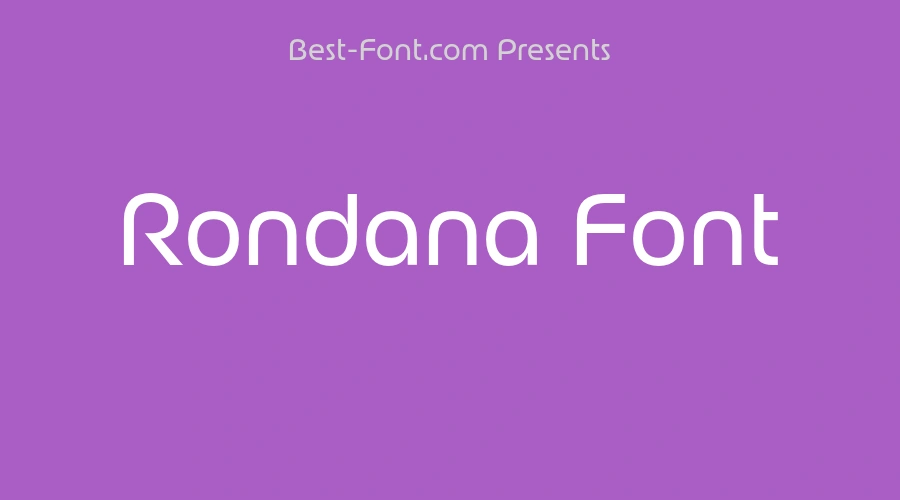 Rondana Font