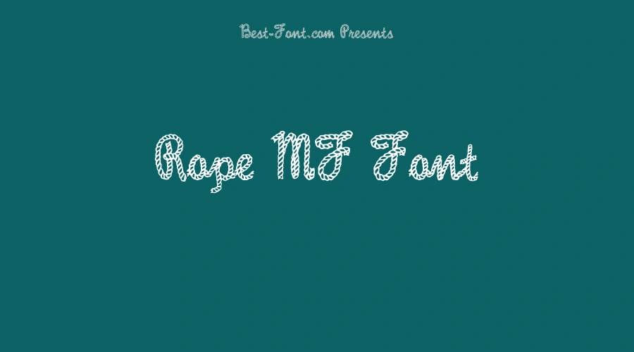 Rope MF Font