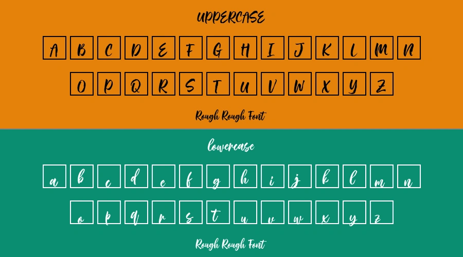 Rough Rough Font Preview