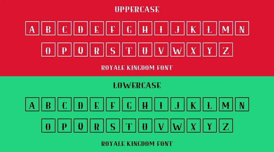 Royale Kingdom Font Preview