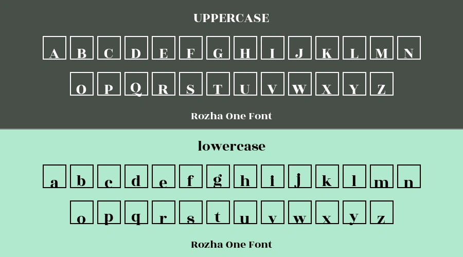 Rozha One Font Preview