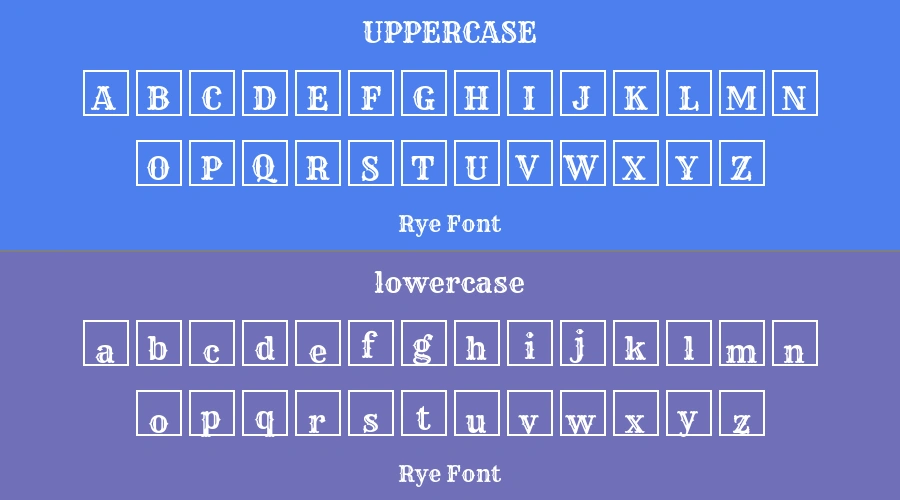 Rye Font Preview