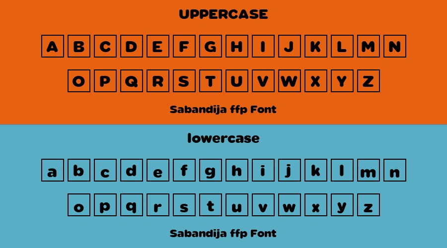 Sabandija ffp Font Preview