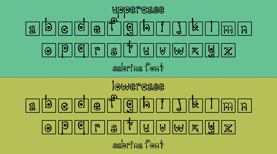 sabrina Font Preview