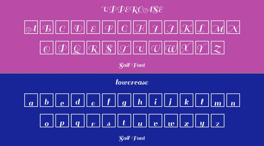 Sail Font Preview