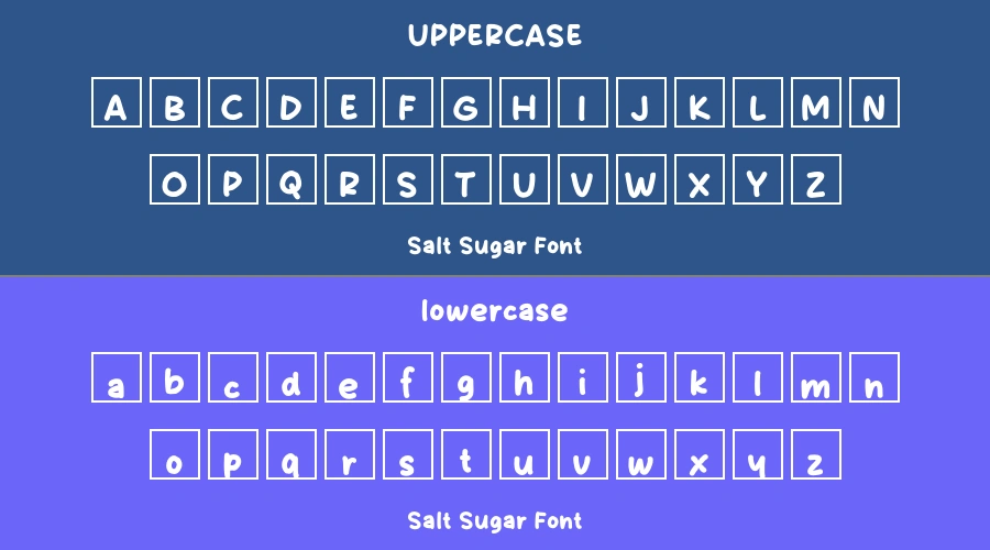 Salt Sugar Font Preview