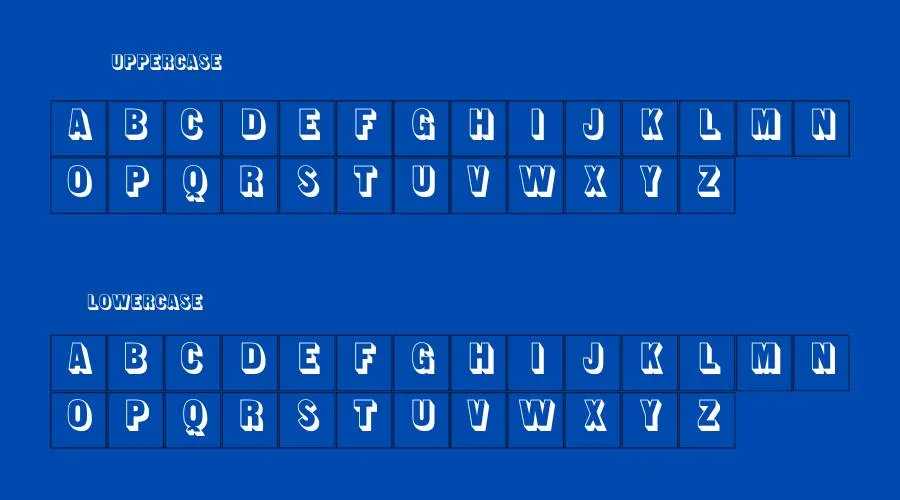 Sanderson Shaded Font Preview