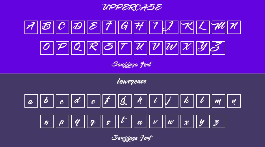Sanggara Font Preview