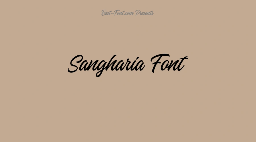 Sangharia Font