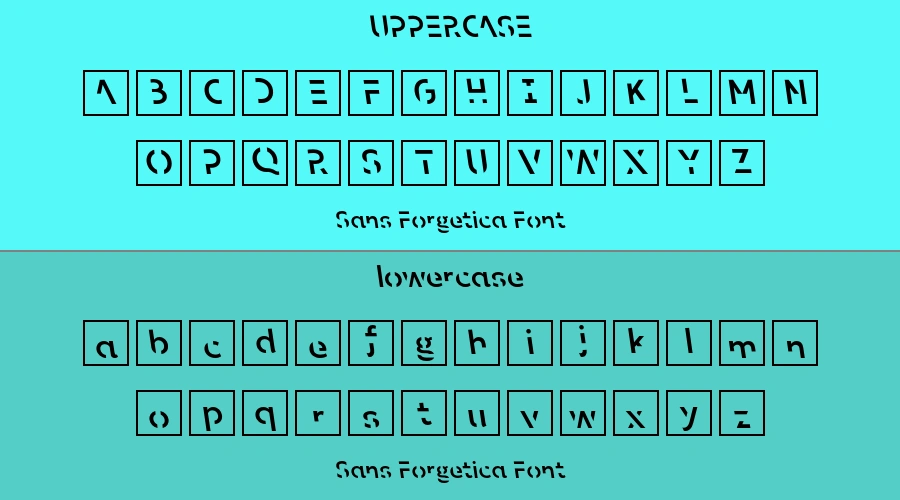 Sans Forgetica Font Preview